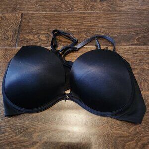 Victoria's Secret Plunge Padded Black Bra 34C